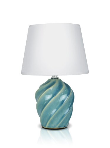 А-LE519 Light blue+WT абажур, размер: 200*200*300м [01104298] А-LE519 Light blue+WT абажур, размер: 200*200*300мм (24) светильник настольный