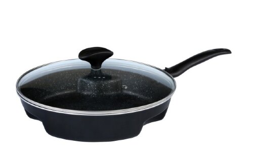 D-601 (в кор.12шт.) - Сковорода трилоджи 26см. со [01088130] D-601 (в кор.12шт.) - Сковорода трилоджи 26см. со стекл.крышкой, обычная жарка, форма для запекания в духовке, приготовление блюд на пару. Материал: алюминий