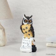 712025 (в уп.24шт.) - Статуэтка Сова 11х9х20см. / [01109947]