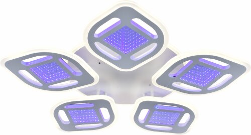 МС-LI8886/5A WH (BL+YL) Led 160W+70W 3000K+4000K+6 [01094087] МС-LI8886/5A WH (BL+YL) Led 160W+70W 3000K+4000K+6500K диммер (1) светильник потолочный