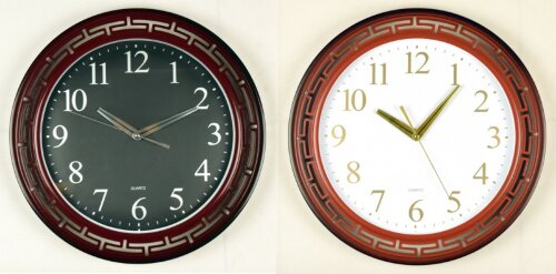 WS-7041AB (в кор.10шт.) - Часы настенные круглые, [01087428] WS-7041AB (в кор.10шт.) - Часы настенные круглые, 2 цвета, (коричневый,бордовый)размер: 41,8х41,8х4,1см, материал: пластик, стекло,кварцевый бесшумный механизм с плавным ходом.