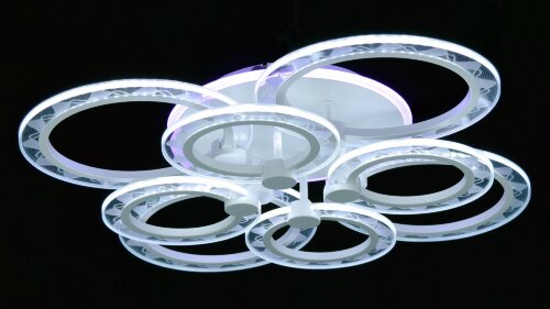 Х20309/4+4+1 WT АКЦИЯ подсветка 3000K+BL LED 138W [01095748] Х20309/4+4+1 WT АКЦИЯ подсветка 3000K+BL LED 138W 3000K-6000K диммер (1)  светильник потолочный