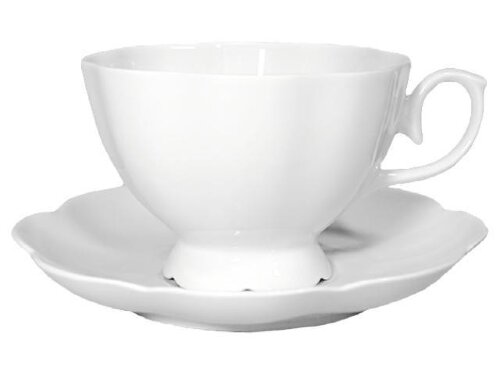 Д6с1723ф34 (в кор.10шт.) - Чайная пара 250см3 ф.35 [01030262] Д6с1723ф34 (в кор.10шт.) - Чайная пара 250см3 ф.356 "Елена" бельё (Чашка чайная 250см3 - 1шт, блюдце чайное 150мм - 1шт.)