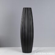 748511 (в уп.15шт.) - Ваза чёрная H=60см. / S-911 [01111570]