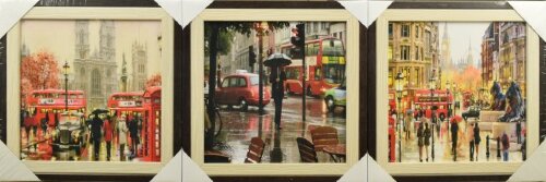 30*30 3 - Репродукция-триптих  картины "Лондон" [01086884] 30*30 3 - Репродукция-триптих  картины "Лондон"