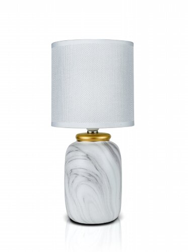 В-HS8476 white+white shade, размер: 130*130*280мм [01103878] В-HS8476 white+white shade, размер: 130*130*280мм (24) светильник настольный