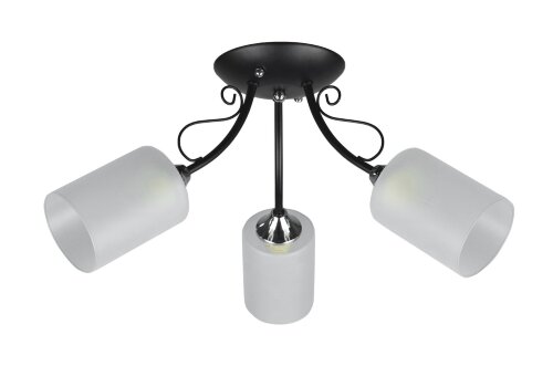 МС-XA1352B/3 BK+CR (6) светильник потолочный [01102414] МС-XA1352B/3 BK+CR (6) светильник потолочный