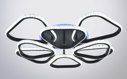 Х20701/4+4+1 BK подсветка RGB LED 145W 3000K-4000K [01104250] Х20701/4+4+1 BK подсветка RGB LED 145W 3000K-4000K-6000K диммер (1) светильник потолочный