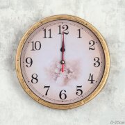 736686 (в уп.40шт.) - Часы настенные, круглые D=25 [01107982]