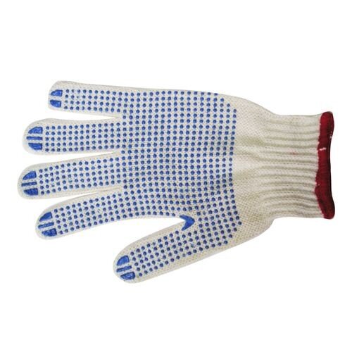 42732-РСВ (в уп.10шт.) - Перчатки х/б &quot;Эконом&quot; 5-и [01095541] 42732-РСВ (в уп.10шт.) - Перчатки х/б "Эконом" 5-и нитка с ПВХ (пара)