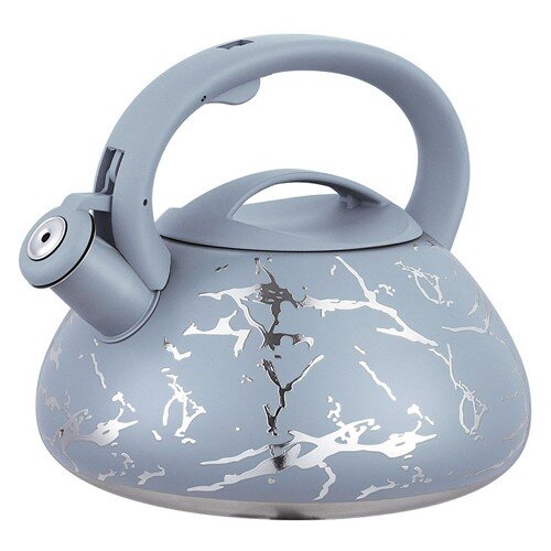 526865-РСВ (в уп.12шт.) - Чайник со свистком 3л. A [01108645] 526865-РСВ (в уп.12шт.) - Чайник со свистком 3л. Alpenkok AK-540 из нерж.стали, индукционное дно, материал: нерж.сталь.