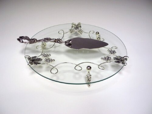 4038-MR (в уп.8шт.) - Сервировочный набор из 2 пре [01024071] 4038-MR (в уп.8шт.) - Сервировочный набор из 2 предметов, блюдо D=30см и лопатка.