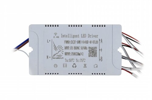 драйвер №43 выход-6 каналов + RGB, 40-87 Вт каждый [01102099] драйвер №43 выход-6 каналов + RGB, 40-87 Вт каждый, напряжение 175В, ток 220мА*2