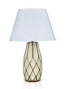 К-HY039E-10" Coffee+White shade H45см (24) светиль [01083137]