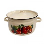 64577 (в кор.4шт.) - Кастрюля 7,0л деколь в ассорт [01089740]