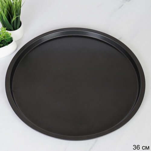733853 (в уп.50шт.) - Форма для выпечки пиццы 36см [01107826] 733853 (в уп.50шт.) - Форма для выпечки пиццы 36см. / RSD-34 / 0,33, материал: металл.