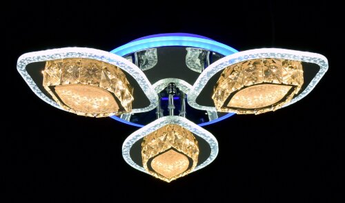 АР55512/3 CR RGB- WT+Blue Led 51W*2 3200K+4000K+65 [01101460] АР55512/3 CR RGB- WT+Blue Led 51W*2 3200K+4000K+6500K диммер (1) светильник потолочный