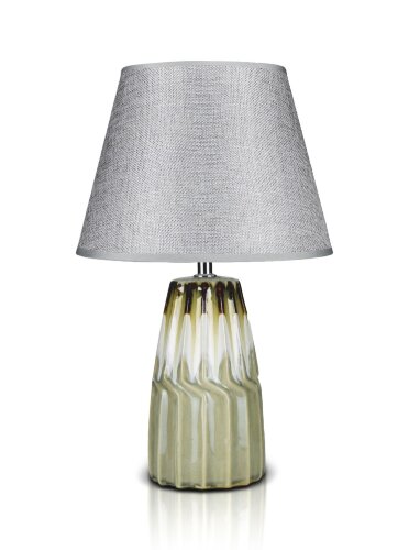 К-F672-8&quot; Grey+Grey shade H39см (24) светильник на [01090387] К-F672-8" Grey+Grey shade H39см (24) светильник настольный