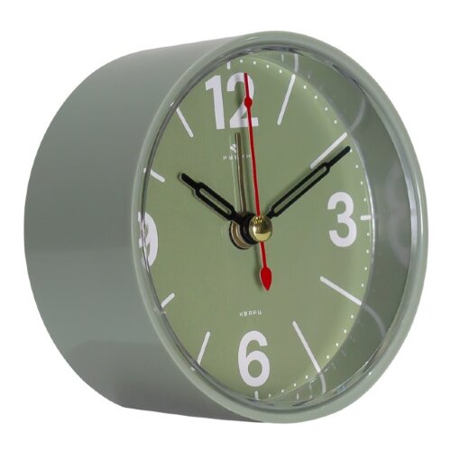 В7-019 (40) Будильник кварц, корпус оливковый &quot;Кла [01108141] В7-019 (40) Будильник кварц, корпус оливковый "Классика" Рубин
