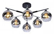 МС-DA5129/6 BK+CR (4) светильник потолочный [01097040]