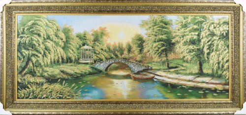 180*80 М/Р Каменнй Мост , картина гобелен с люрекс [01094491] 180*80 М/Р Каменнй Мост , картина гобелен с люрексом, Турция