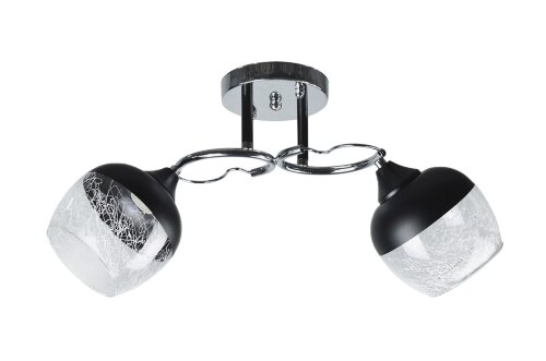 Д-W3025/2 CR+BK (10) светильник потолочный [01103089] Д-W3025/2 CR+BK (10) светильник потолочный