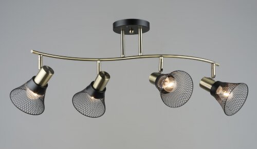 ВР-N6243/4 AB+BK L800*W315*H240мм (4) светильник п [01110227] ВР-N6243/4 AB+BK L800*W315*H240мм (4) светильник потолочный