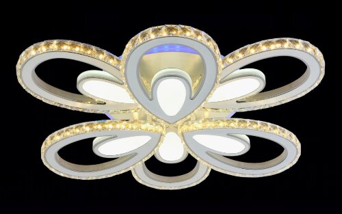 МС-XI3907A/6 WH+CR (RGB) Led 183W+5W 3000K+4000K+6 [01102459] МС-XI3907A/6 WH+CR (RGB) Led 183W+5W 3000K+4000K+6500K диммер (1) светильник потолочный