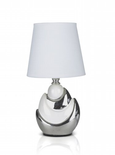 В-HS8525 white+white shade, размер: 130*130*265мм [01104598] В-HS8525 white+white shade, размер: 130*130*265мм (12) светильник настольный