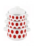 81099 (в уп.1шт.) - Набор из 3-х кастрюль с крышка [01109004]