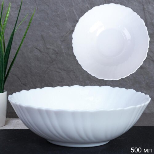 653681 (в уп.12наб.) - Салатник 500мл. (155мм) бел [01096116] 653681 (в уп.12наб.) - Салатник 500мл. (155мм) белый, набор 6шт./ TW-60XN (WHITE)