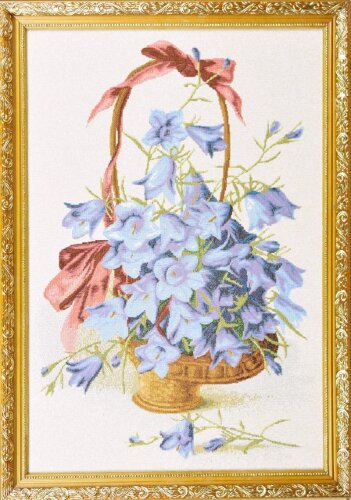 Z Корзина с колокольчиками ЕВРО (52*35) Г/Т, К3 [01095790] Z Корзина с колокольчиками ЕВРО (52*35) Г/Т, К3