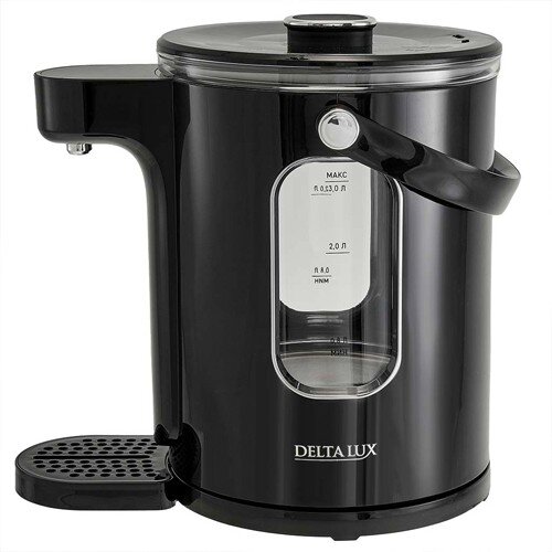 568199-РСВ (в уп.1шт.) - Чайник-термос 3л. Delta L [01111122] 568199-РСВ (в уп.1шт.) - Чайник-термос 3л. Delta Lux DE-1701 черный, LCD дисплей, 1600Вт, 13 режимов поддерж.t, материал: стекло, пластик.