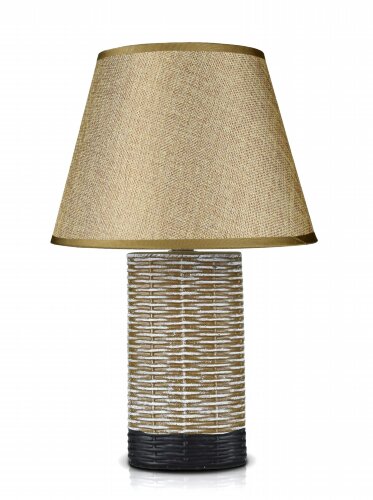 В-HS8203 brown+brown shade, размер: 250*250*390мм [01104596] В-HS8203 brown+brown shade, размер: 250*250*390мм (12) светильник настольный