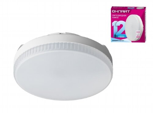 12W GX53 LED 4000K 930 Lm 220V 75*30mm (61 191 OLL [01098956] 12W GX53 LED 4000K 930 Lm 220V 75*30mm (61 191 OLL-GX53-12-230-4K) Онлайт