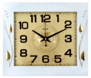 2897C WH (в кор.10шт.) бел/бел - Часы настенные кв [01093705]