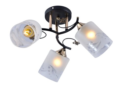 МС-DA5147B/3 BK+FGD (6) АКЦИЯ светильник потолочны [01097158] МС-DA5147B/3 BK+FGD (6) АКЦИЯ светильник потолочный