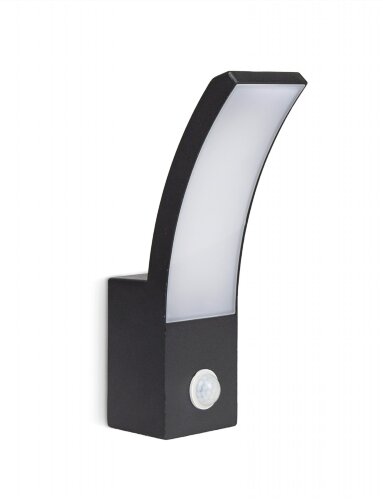 КХ-109-2 SBK (10) LED4000K 10W с датчиком движения [01108708] КХ-109-2 SBK (10) LED4000K 10W с датчиком движения, фонарь настенный (черный)