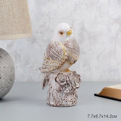 708559 (в уп.72шт.) - Фигурка Птичка 7,7х6,7х14,2с [01107759] 708559 (в уп.72шт.) - Фигурка Птичка 7,7х6,7х14,2см. / 22633-5/1 /, материал: полистоун.