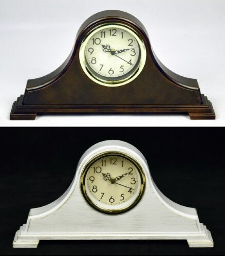 МС1021 MIX (в кор.6шт.) - Часы каминные, 2 цвета ( [01086861] МС1021 MIX (в кор.6шт.) - Часы каминные, 2 цвета (белый, бронзовый), размер: 40х20,5х7см., материал: пластик, стекло, кварцевый бесшумный механизм с плавным ходом.