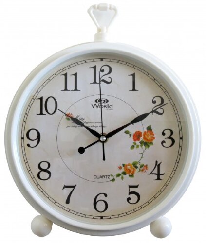 2982-R C2 (в уп.20шт.) - Часы настенные и настольн [01090347] 2982-R C2 (в уп.20шт.) - Часы настенные и настольные WORLD, можно использовать как настольные и как настенные, кварцевый механизм плавного хода, размер: 260х320х35мм, материал: пластик, стекло.