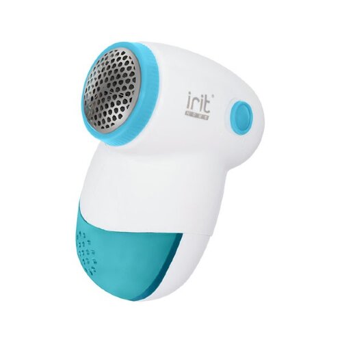 97131 (в уп.200шт.) - Машинка для удаления катышко [01107927] 97131 (в уп.200шт.) - Машинка для удаления катышков "IRIT" IRK-501, съемный отсек для сбора катышков, питание: батарейки 1,5В, тип АА (LR6).