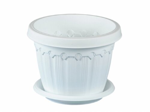 83538 (в уп.40шт.) - Кашпо 5л. "Флавия" 061 с подд [01110287] 83538 (в уп.40шт.) - Кашпо 5л. "Флавия" 061 с поддоном (микс)