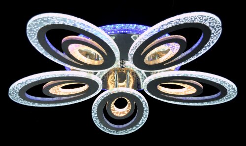 АР55526/5 CR (WT+Blue)  Led 3200K+6500K 172W Димме [01097751] АР55526/5 CR (WT+Blue)  Led 3200K+6500K 172W Диммер (1) светильник потолочный