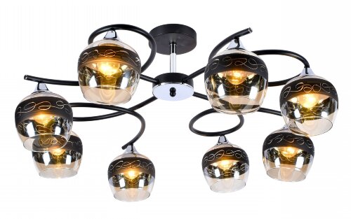 МС-DA5123B/8 BK+CR (2) светильник потолочный [01096952] МС-DA5123B/8 BK+CR (2) светильник потолочный