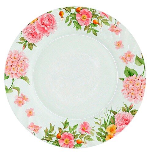 564246-РСВ (в уп.1наб.) - Тарелка плоская 19см, на [01110661] 564246-РСВ (в уп.1наб.) - Тарелка плоская 19см, набор 6шт. JEWEL 7001 "Селин" (ПС0038-48), материал: стеклокерамика.