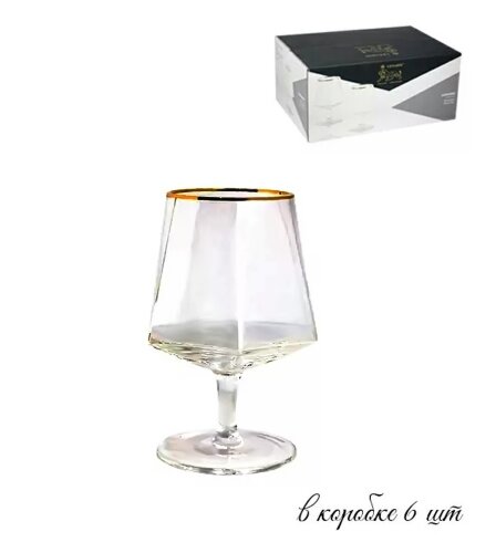 121-008 (в уп.4наб.) - Набор из 6 бокалов 400мл, в [01107152] 121-008 (в уп.4наб.) - Набор из 6 бокалов 400мл, в под.упак., материал: стекло.