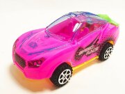 43748 Машина заводная на веревке (свет) НовыйДизай [01092650]