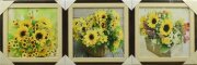 30*30 1 - Репродукция-триптих  картины "Подсолнух" [01086882]