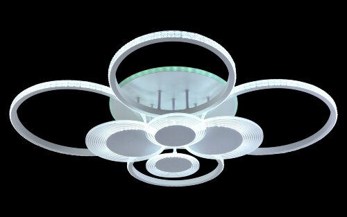 МС-DK5883B/8 WH (RGB) Led 127W+5W 3000K+4000K+6500 [01100979] МС-DK5883B/8 WH (RGB) Led 127W+5W 3000K+4000K+6500K диммер (1) светильник потолочный